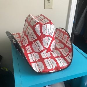 Budweiser Cardboard Cowboy Hat 